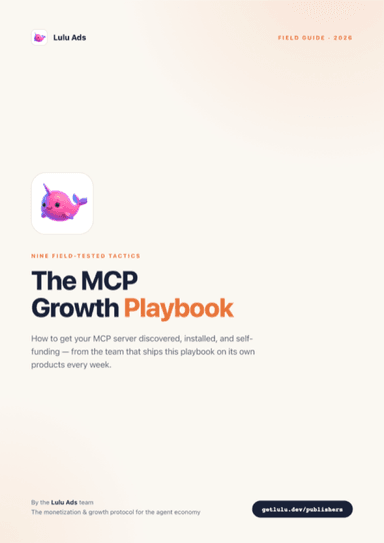 The MCP Growth Playbook — cover